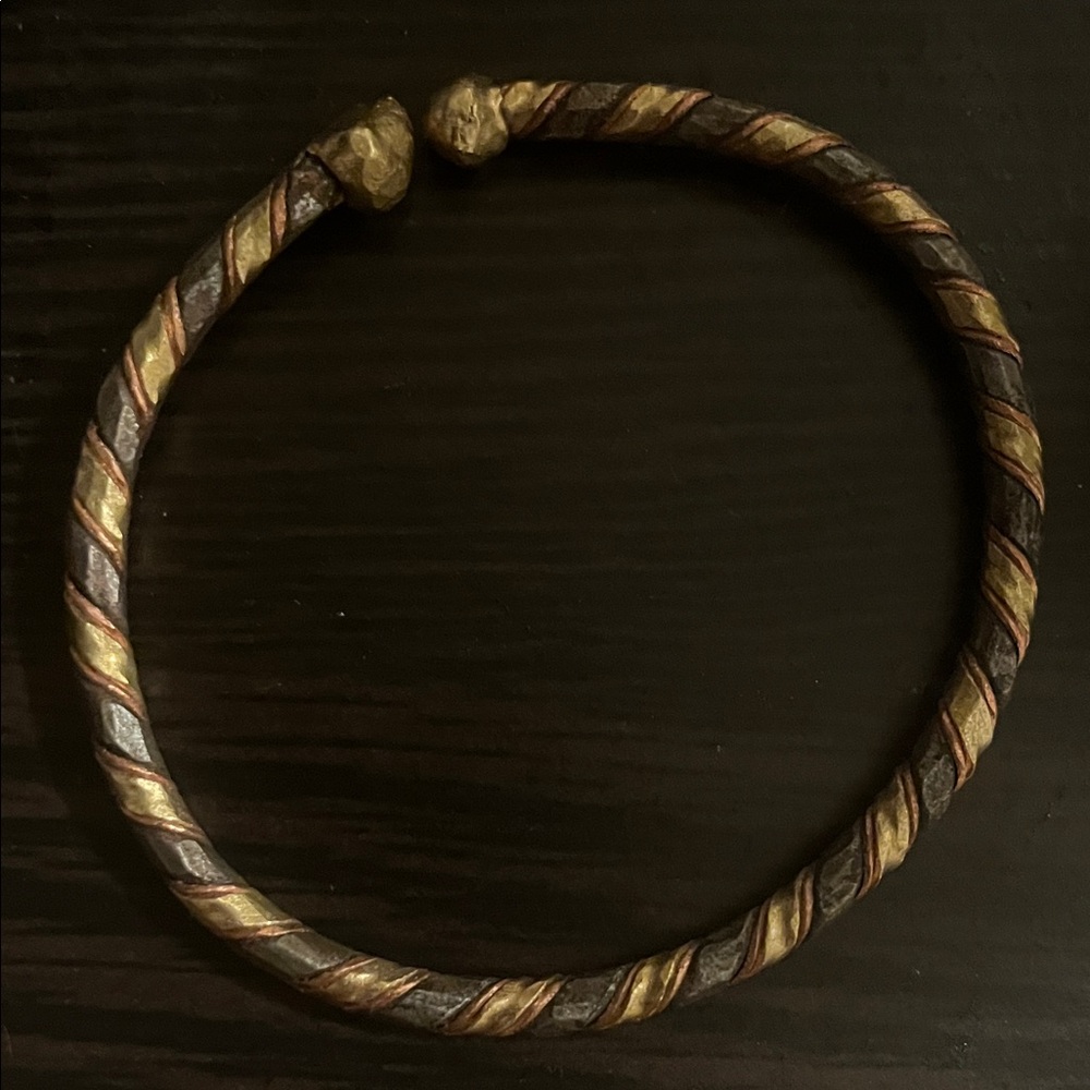 Three metal Twisted Bracelet